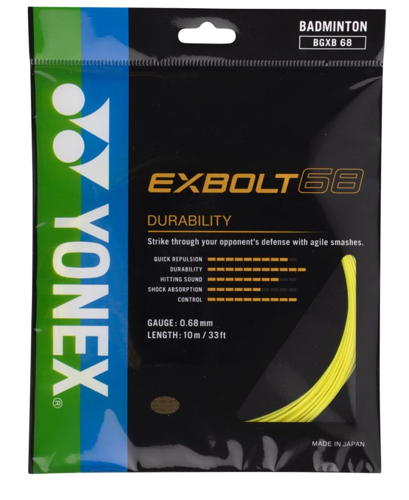 Yonex Exbolt 68 (10 m) - yellow