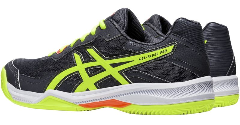 Asics Gel-Padel Pro 4 - carrier grey/safety yellow