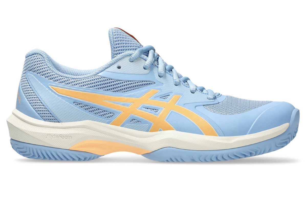 Asics Game FF Padel - stone wash/orange glow Asics Game FF Padel - stone wash/orange glow