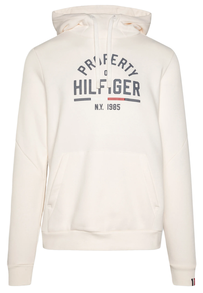 Tommy Hilfiger Graphic Hoody - ancient white