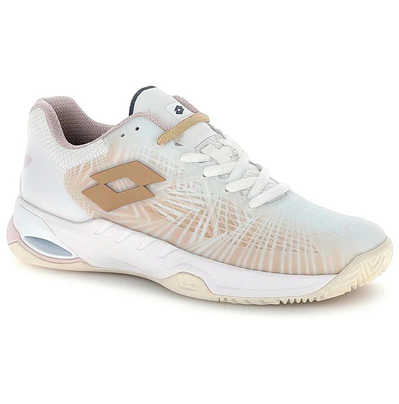 Lotto Mirage 100 II Clay - all white/warm taupe