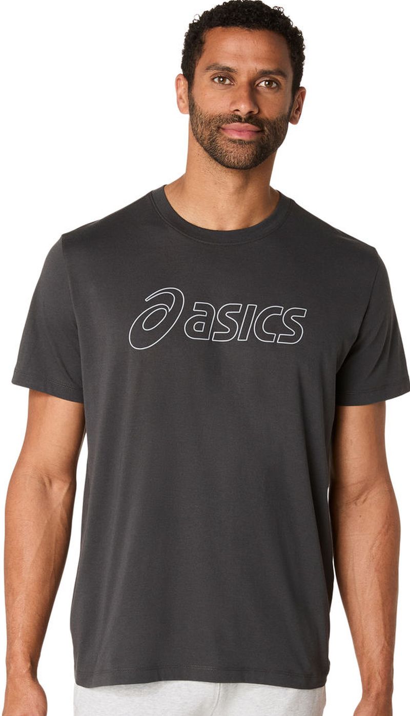 Asics Logo Short Sleeve - graphite grey