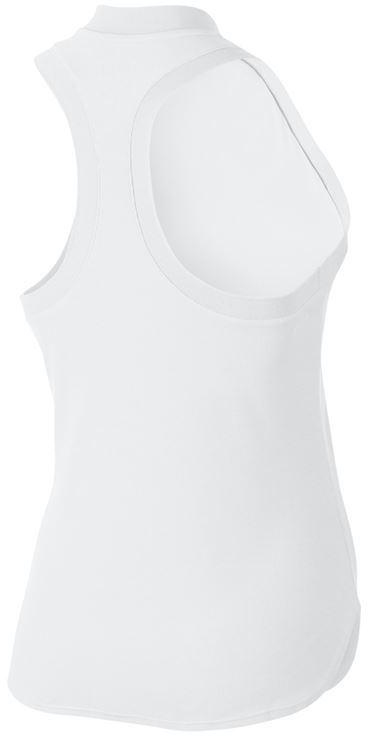 Nike Premier Advantage Sleeveless Polo - white/black