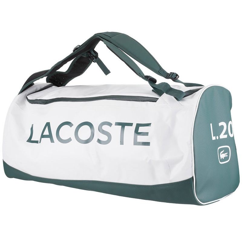 lacoste-l20-tennis-bag-white-2 Lacoste L20 Tennis Bag - white