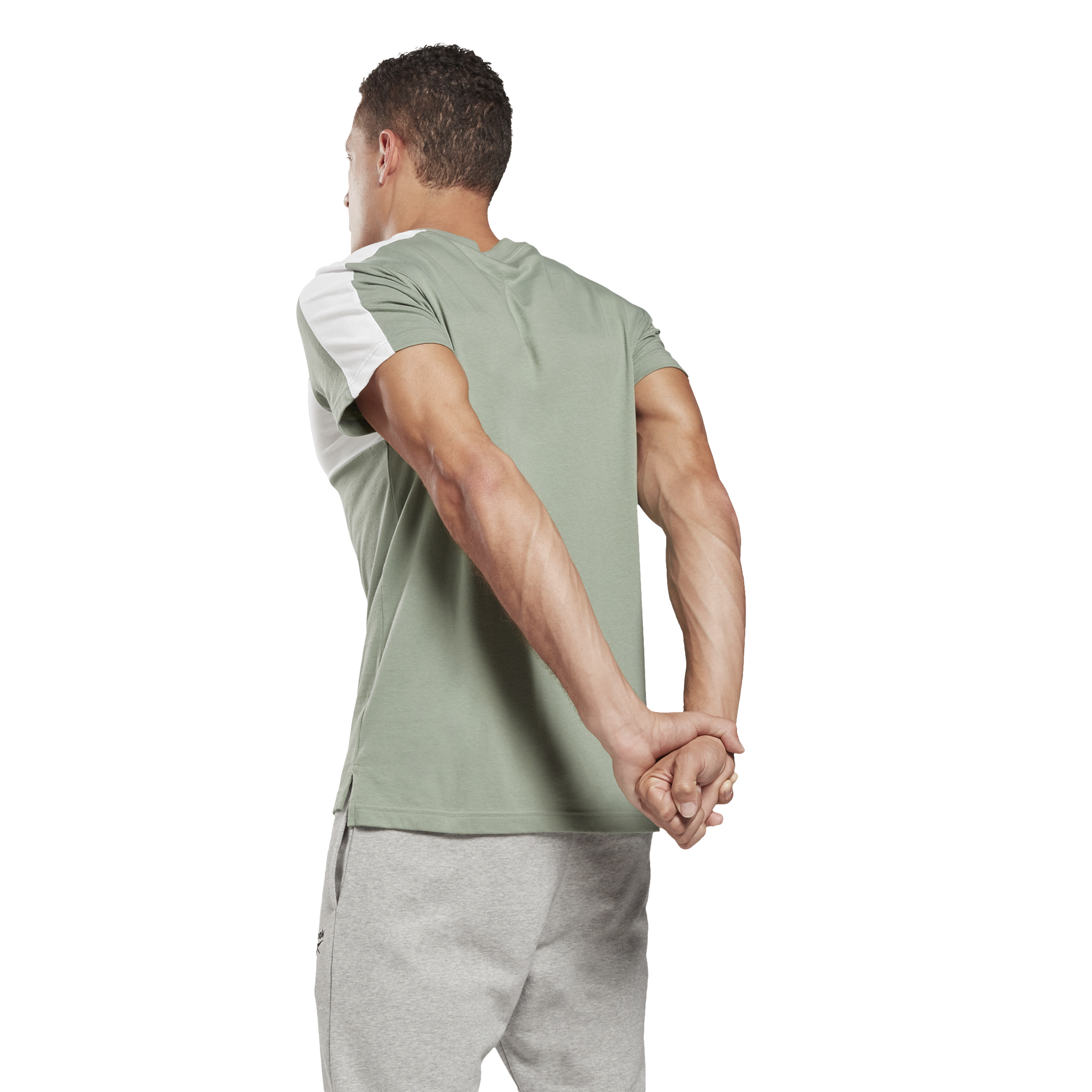 Reebok Training Essentials Linear Logo Graphic Tee M - harmony green