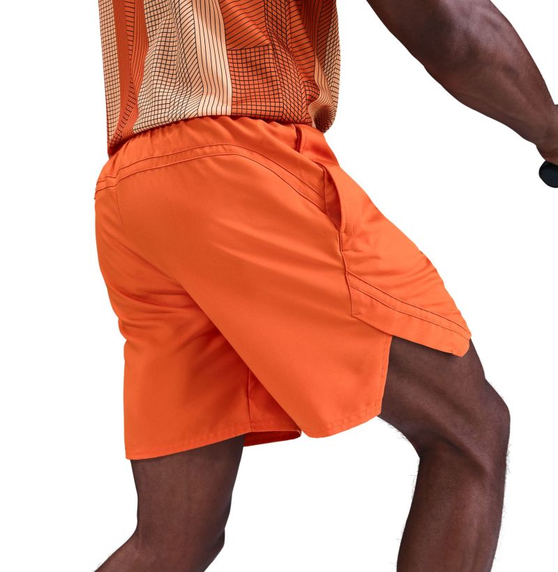 Nike Court Dri-Fit Victory 7" - campfire orange/white