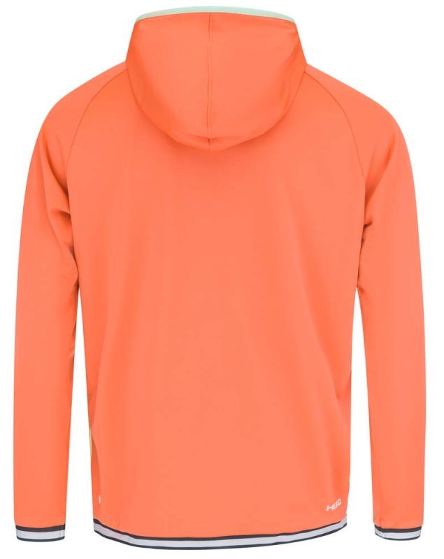 436140 Head Topspin Hoodie - pastell green/print vision