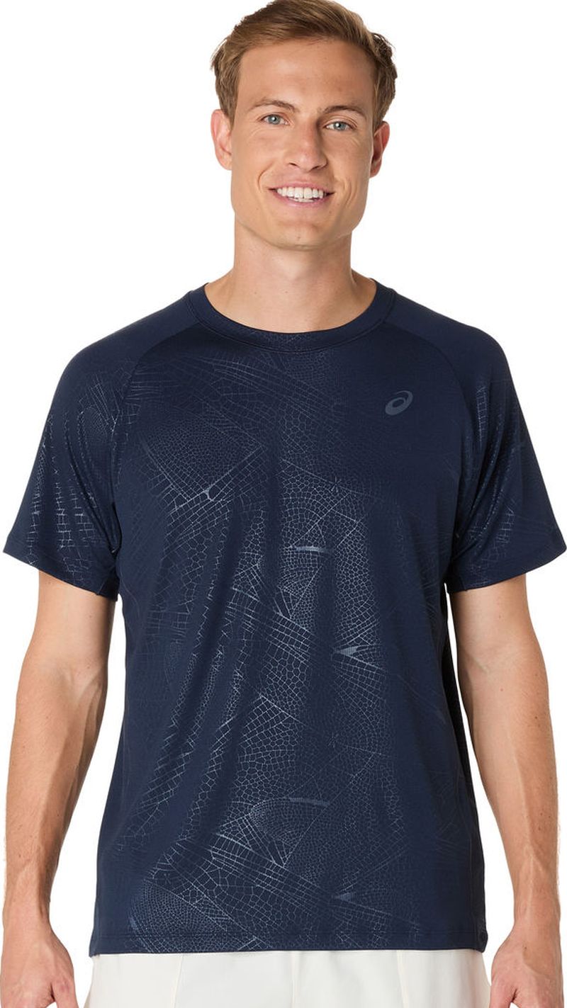 Asics Game All Over Print Short Sleeve - midnight
