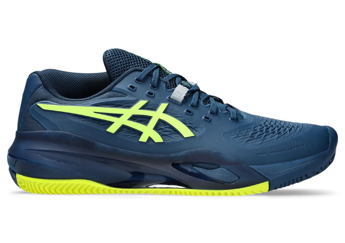 Męskie buty tenisowe Asics Gel-Resolution X Clay - mako blue/safety yellow