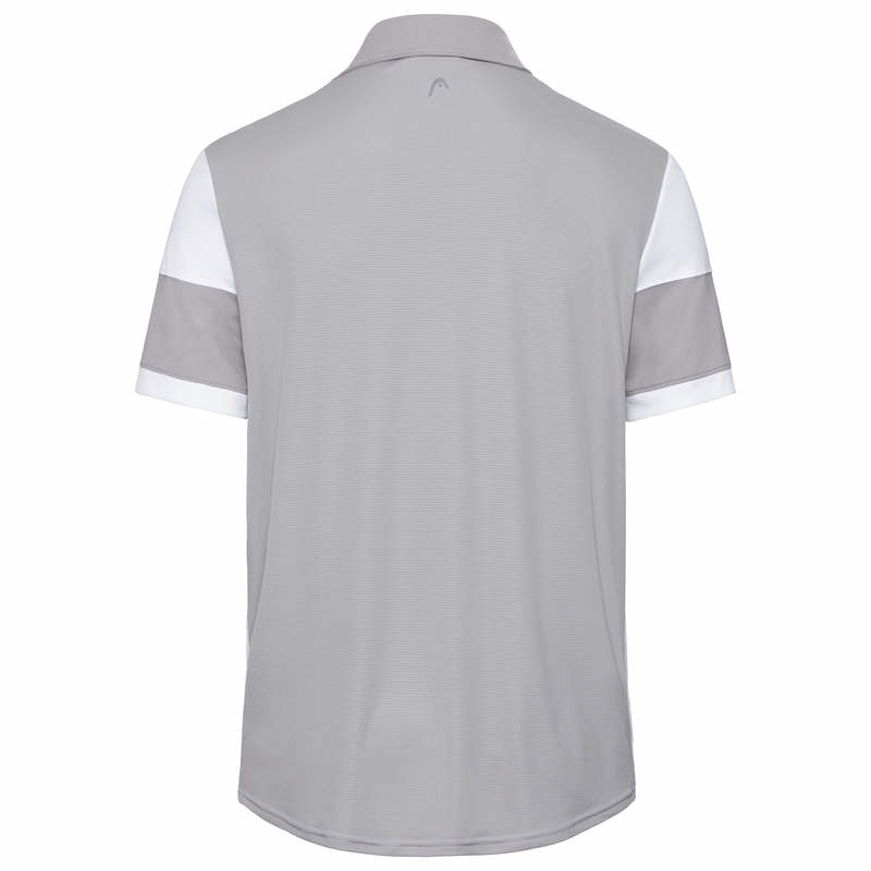 Head Ace Polo Shirt M - white/grey