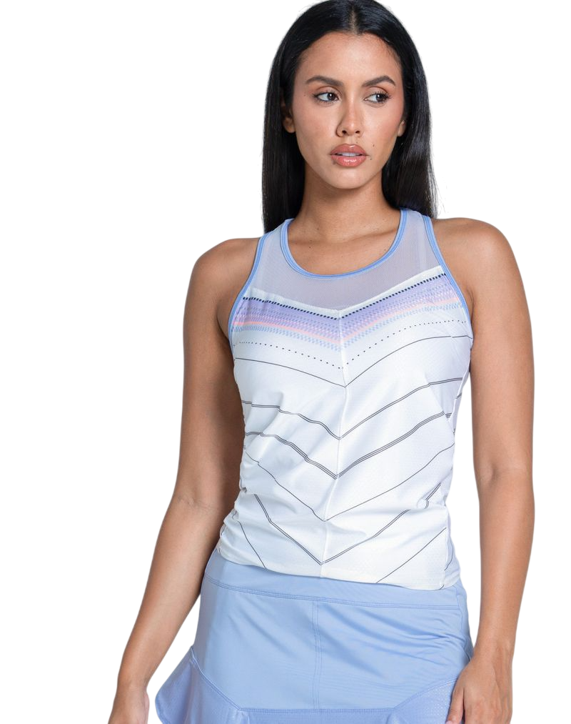 Lucky in Love Lavender Love Tie Back Tank - blav