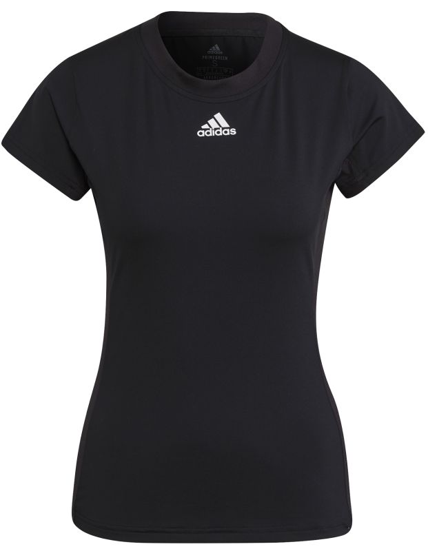 Adidas Primegreen Aeroready Freelift Tee W - black/white Adidas Primegreen Aeroready Freelift Tee W - black/white