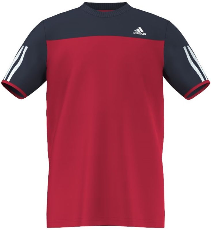 adidas-club-tee-ray-red-collegiate-navy-2 Adidas Club Tee - ray red/collegiate navy