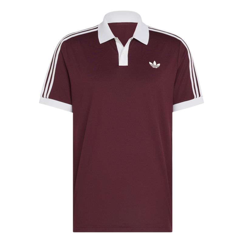 Męskie polo tenisowe Adidas Tennis Classics - maroon