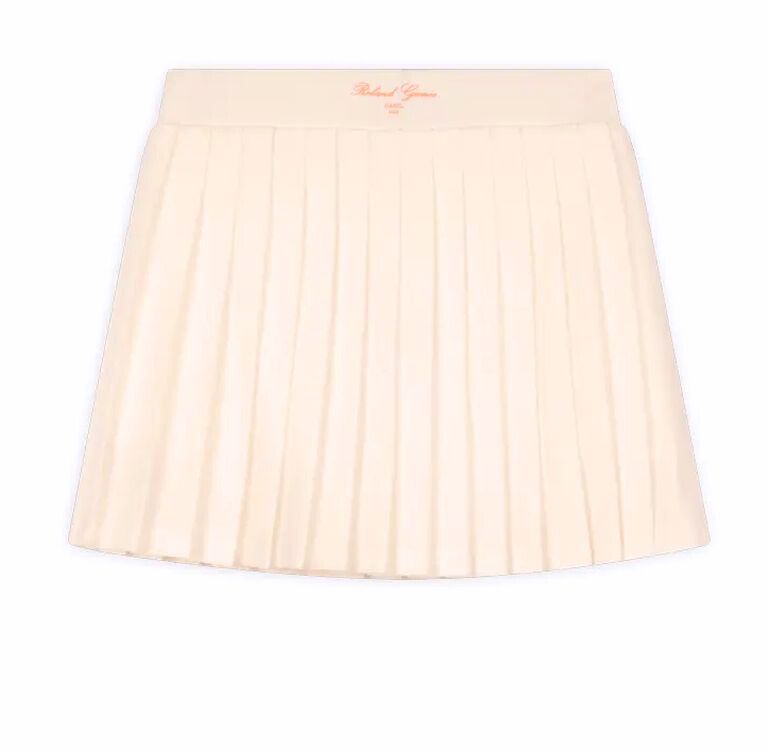 Roland Garros Kids Tal Sporty Chic Skirt - ecru