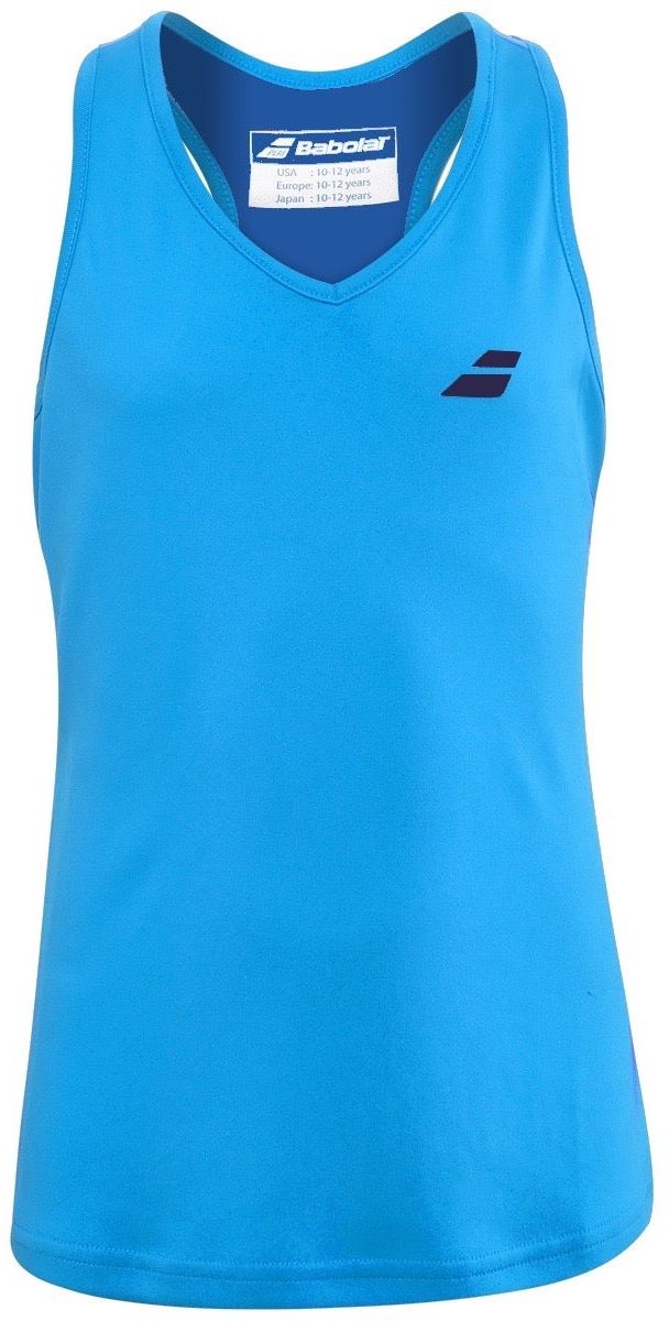 Babolat Play Tank Top Girl - blue aster