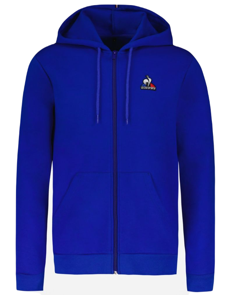 Le Coq Sportif ESS Full Zip Hoody N°4 SS23 - bleu electro