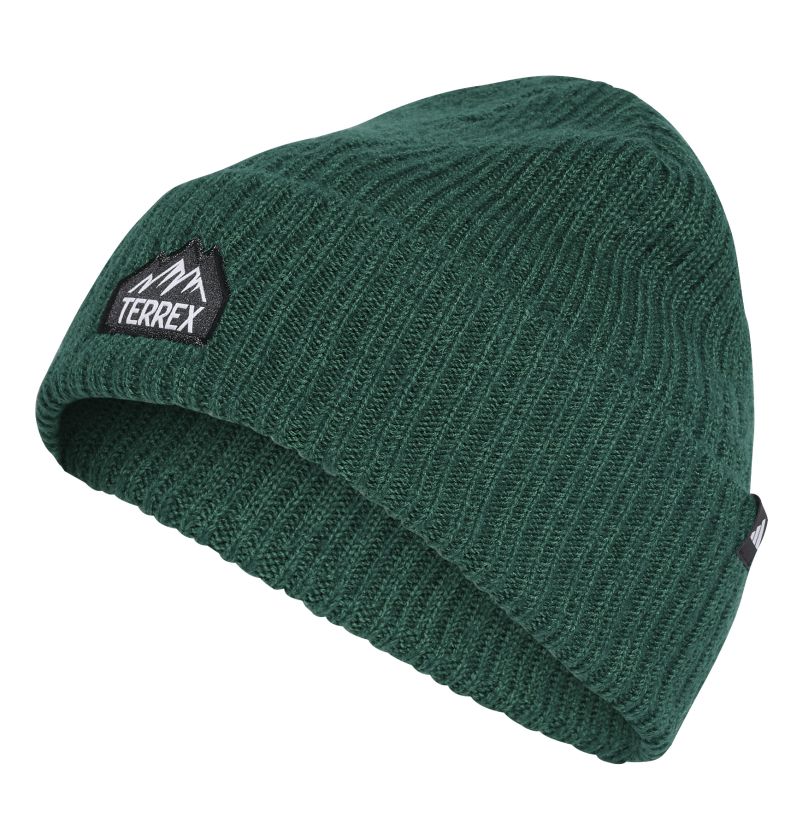 Czapka zimowa Adidas Mountain Beanie - court green