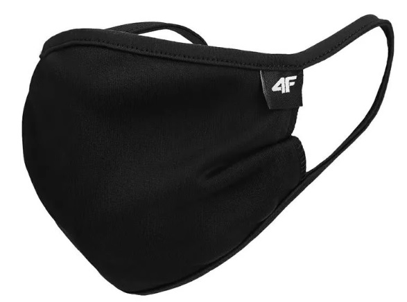 4F Face Mask Ag+ - black