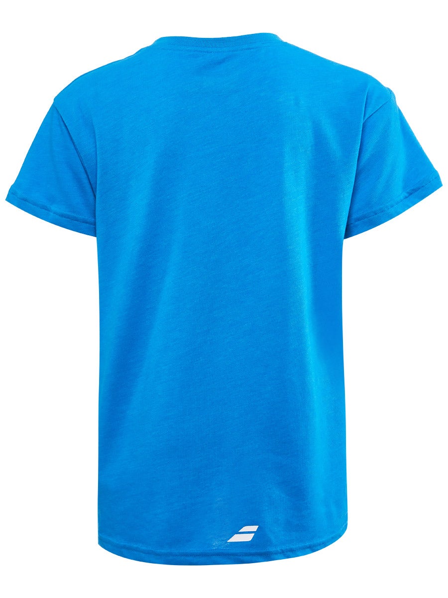 babolat-exercise-tee-boy-blue-aster-heather-2 Babolat Exercise Tee Boy - blue aster heather