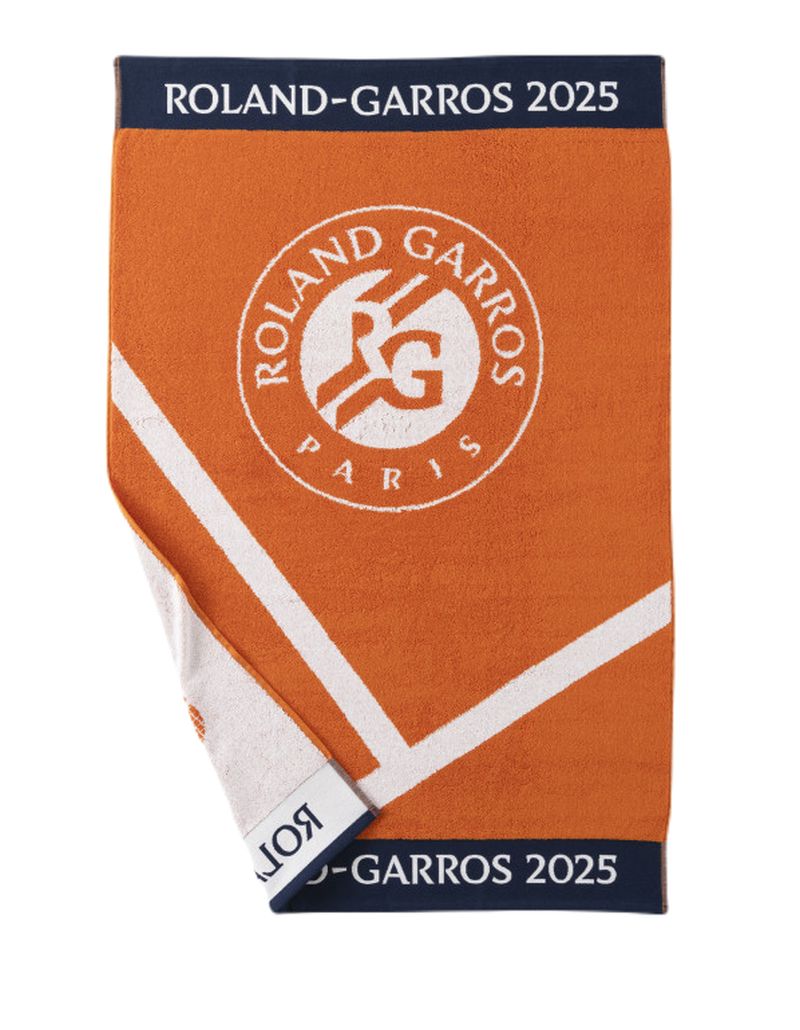 1743580337-serviette-de-toilette-coton-bio-joueur-se-roland-garros-2025-terre-battue Roland Garros Joueur Joueuse RG 2025 - orange
