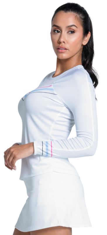 CT814-20B110-1-Photoroom Lucky in Love Got The Blues Blue Streak Long Sleeve