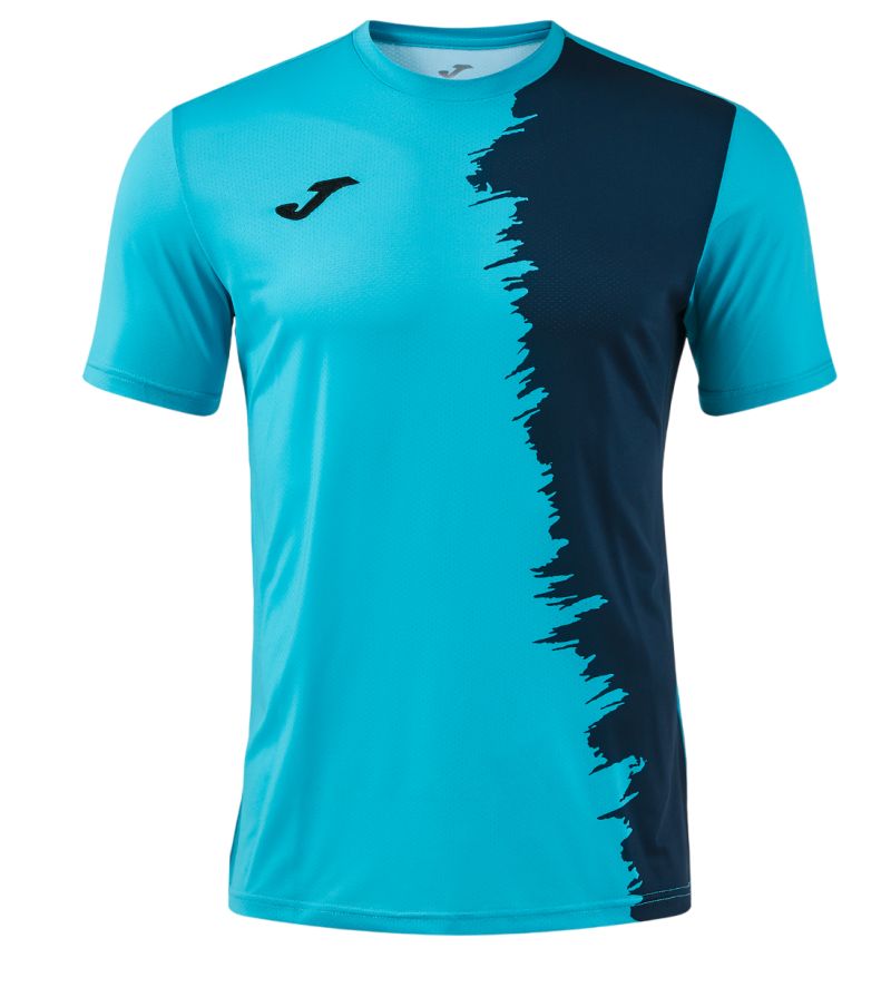 Joma Picasho Short Sleeve - fluor turquoise/dark navy
