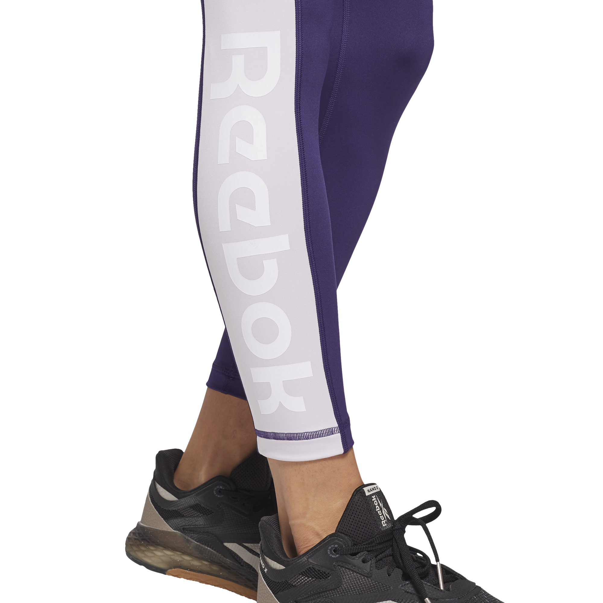 Reebok Linear Logo Leggings W - dark orchid