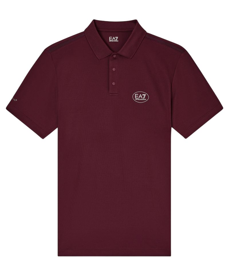 EA7 Tennis Pro Shirt - bordeaux 