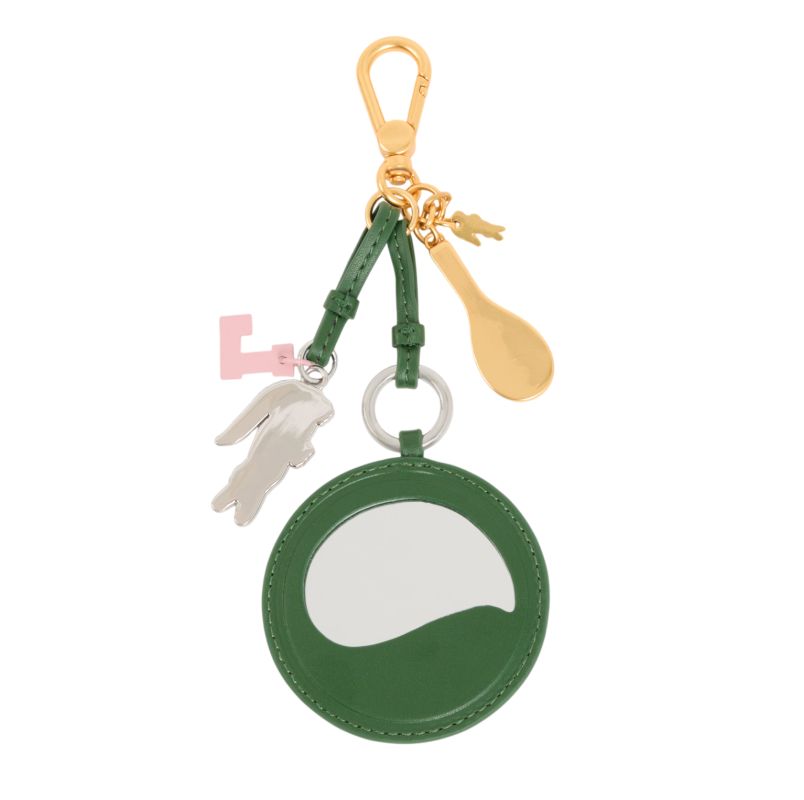 Gadżet Lacoste Tennis Racket Mirror L Charms Key Ring - green