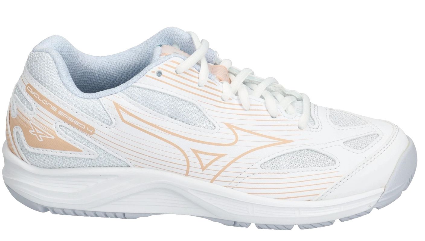 Mizuno Cyclone Speed 4 - white/peach parfait/halogen blue