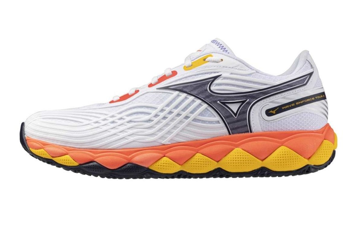 Mizuno Wave Enfroce Tour 2 CC - white/fiery coal 2/citrus