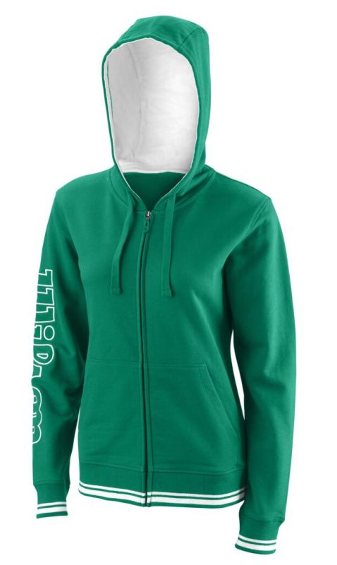 Wilson W Team II FZ Hoody - team green