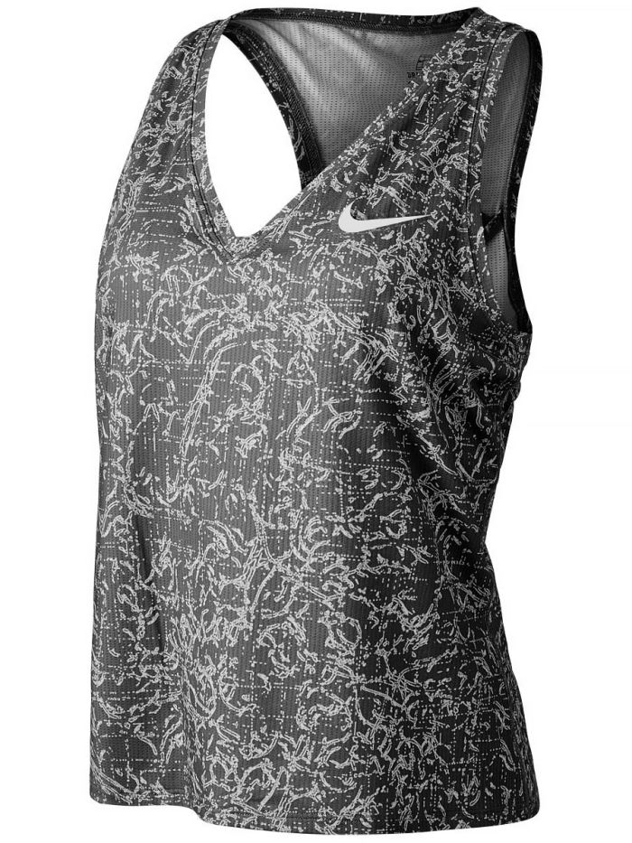 Nike Court Victory Tank Print W - black/white