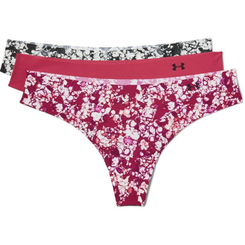 Under Armour PS Thong 3Pack Print - purple