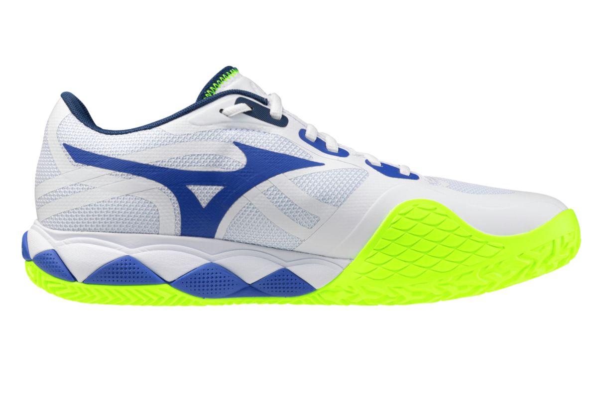 Mizuno Wave Enforce Tour 2 CC - white/dazzling blue/light yellow