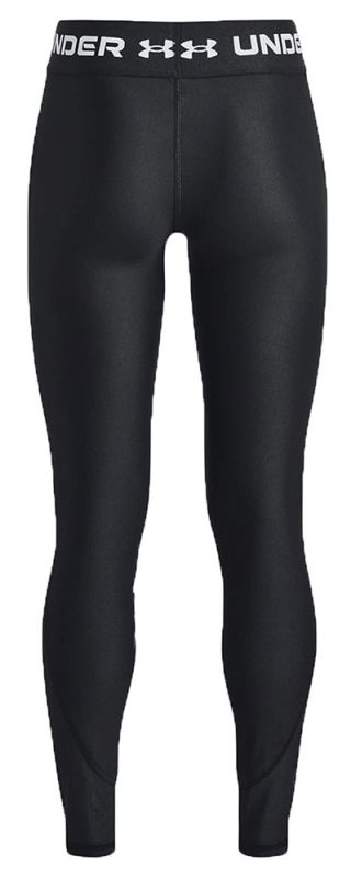 Under Armour Girls' HeatGear Leggings - black/white