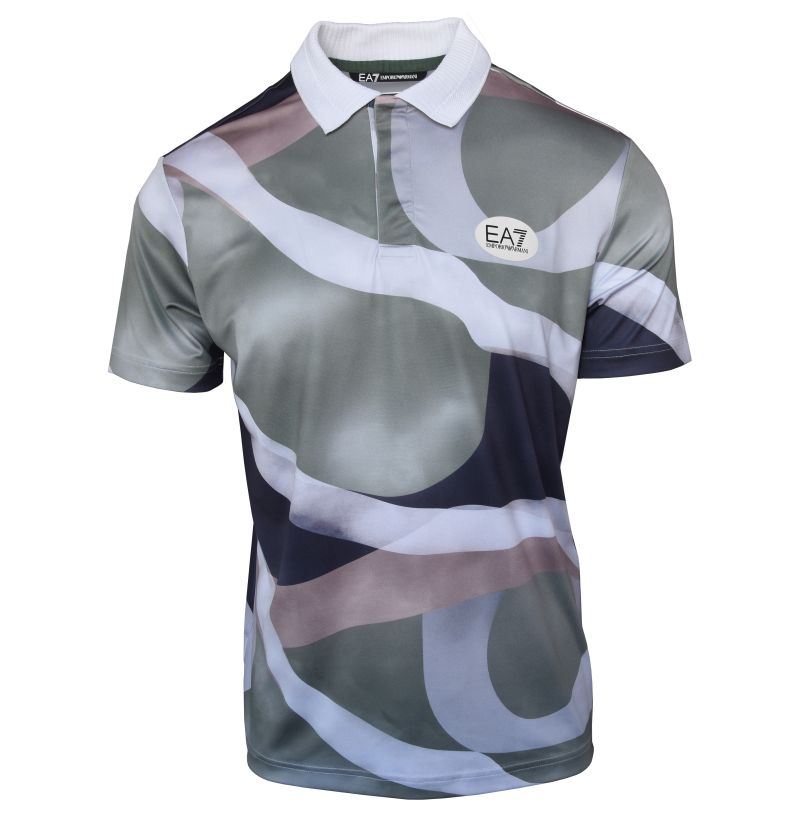 EA7 Tennis Pro Shirt In Ventus7 - fancy green 