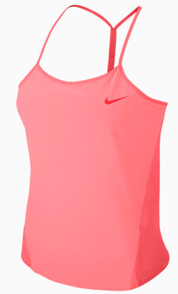 Nike Premier Strappy Tank - lava glow/bright crimson