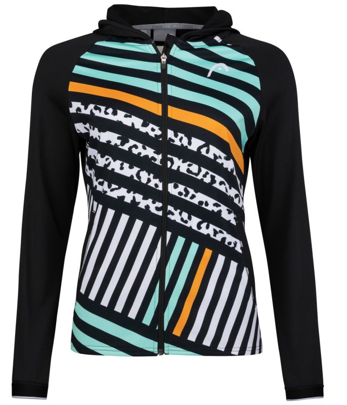 Head Breaker Hoodie FZ W - black/print vision