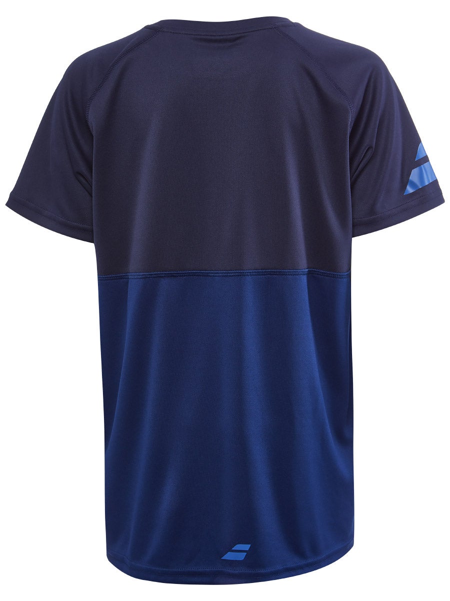 Babolat Play Crew Neck Tee Boy - estate blue