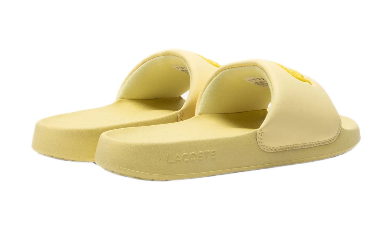 Lacoste Serve Slide 1.0 - light yellow/yellow
