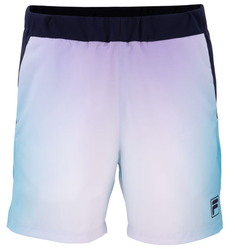 Spodenki chłopięce Fila Zayn - aqua blue graphic