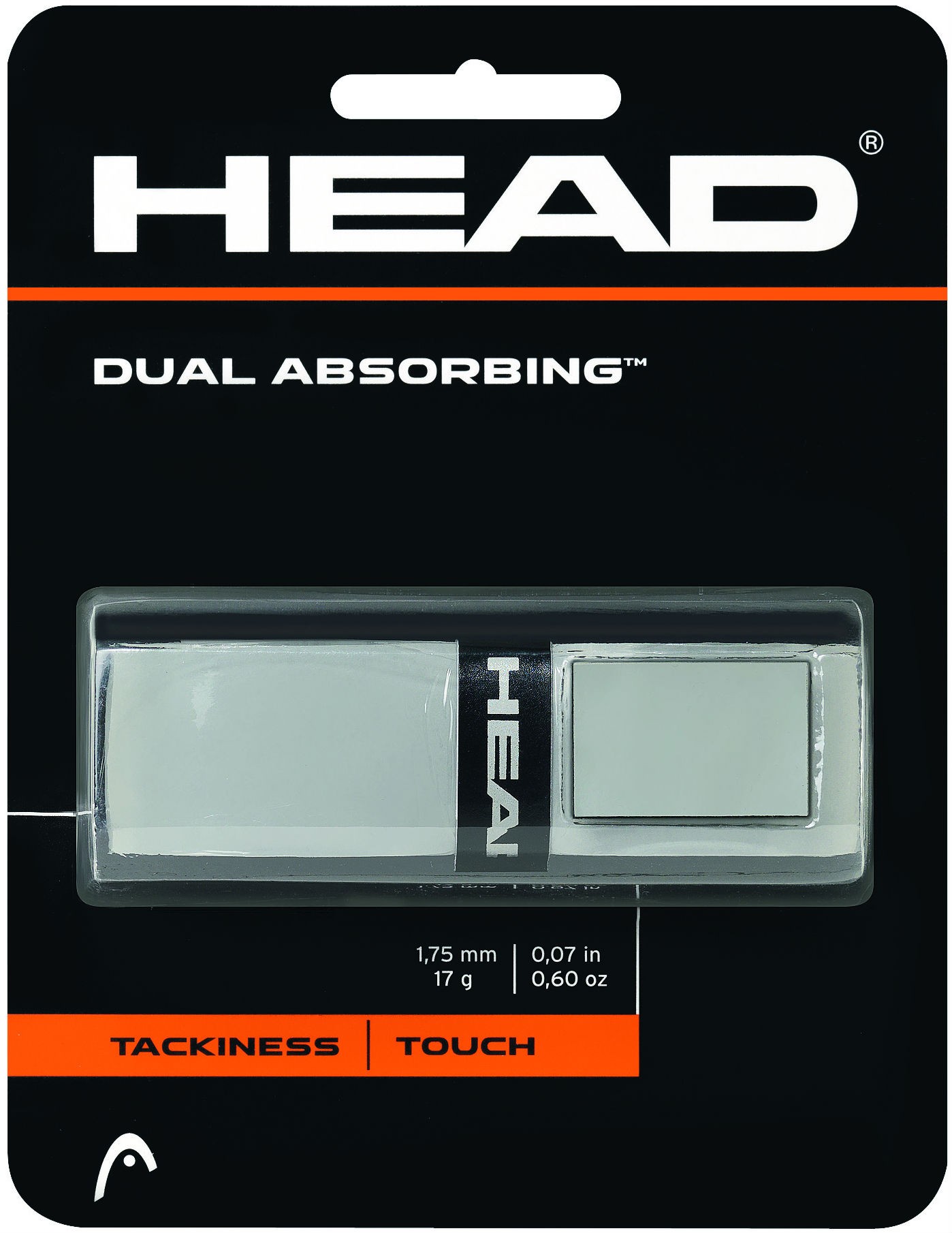 Head Dual Absorbing grey 1P