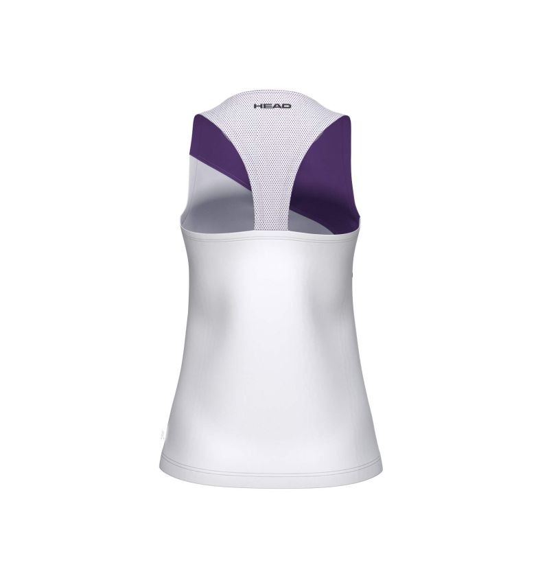 Head Spirit Tank - white/purple