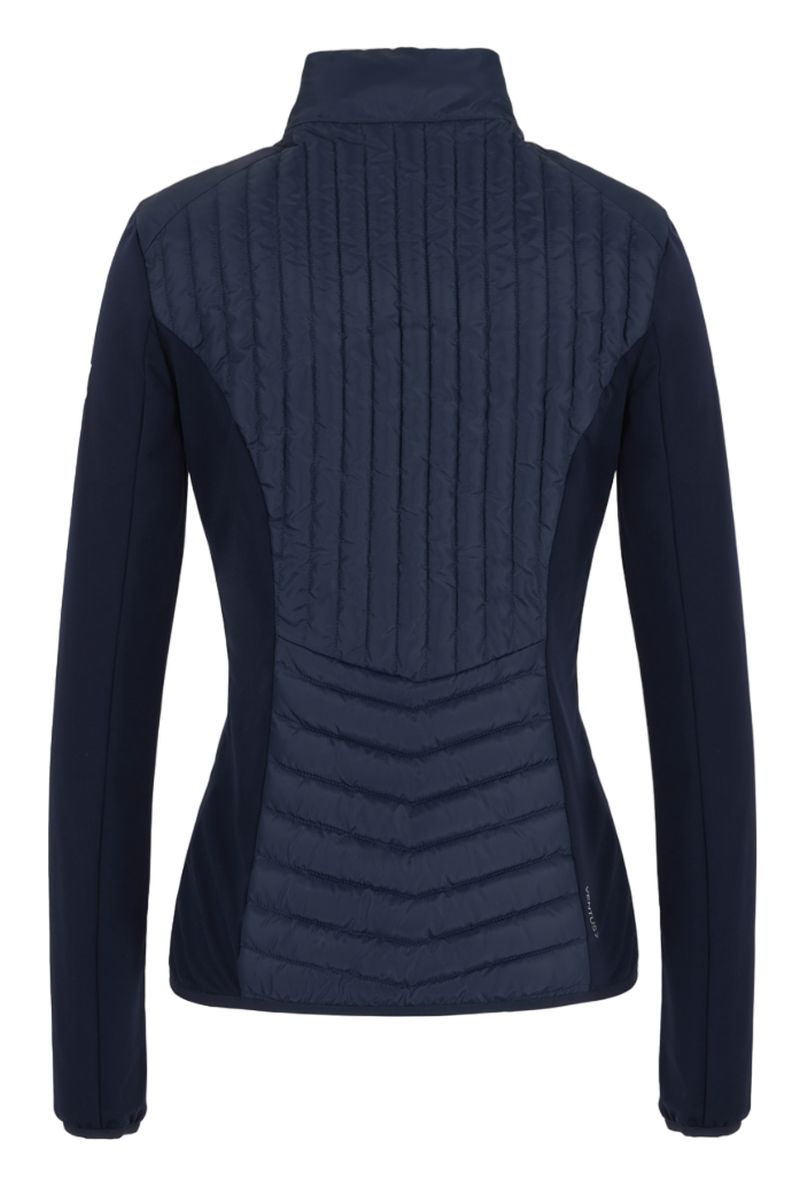 EA7 Woman Woven Bomber Jacket - navy blue