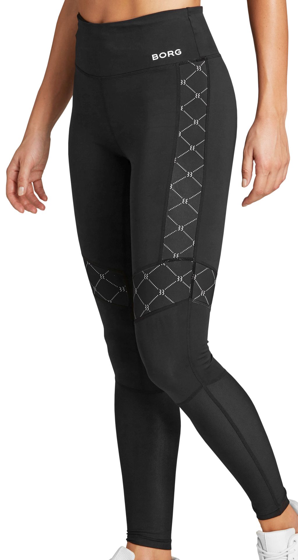 Björn Borg High Waist Block Tights W - black beauty