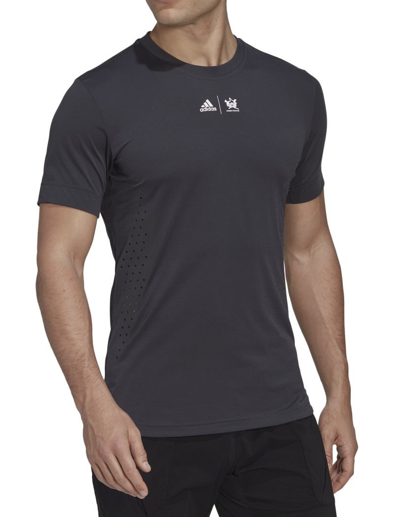Adidas New York Printed Tee - carbon