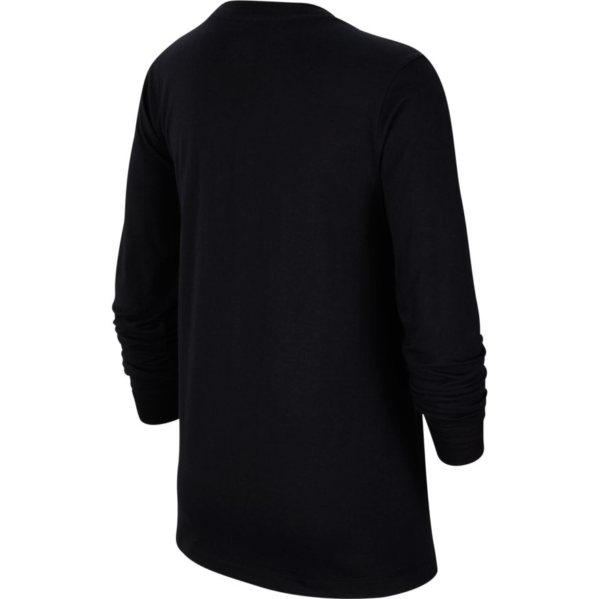 Nike NSW Tee LS Embedded Futura B - black/white