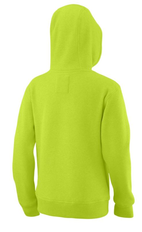 Wilson Y Script Cotton PO Hoody - lime popsicle